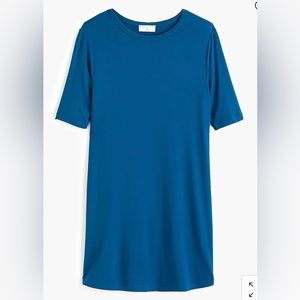 Universal Standard for J.Crew Teal/Blue Dress